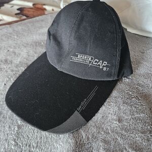 Black Sports Cap